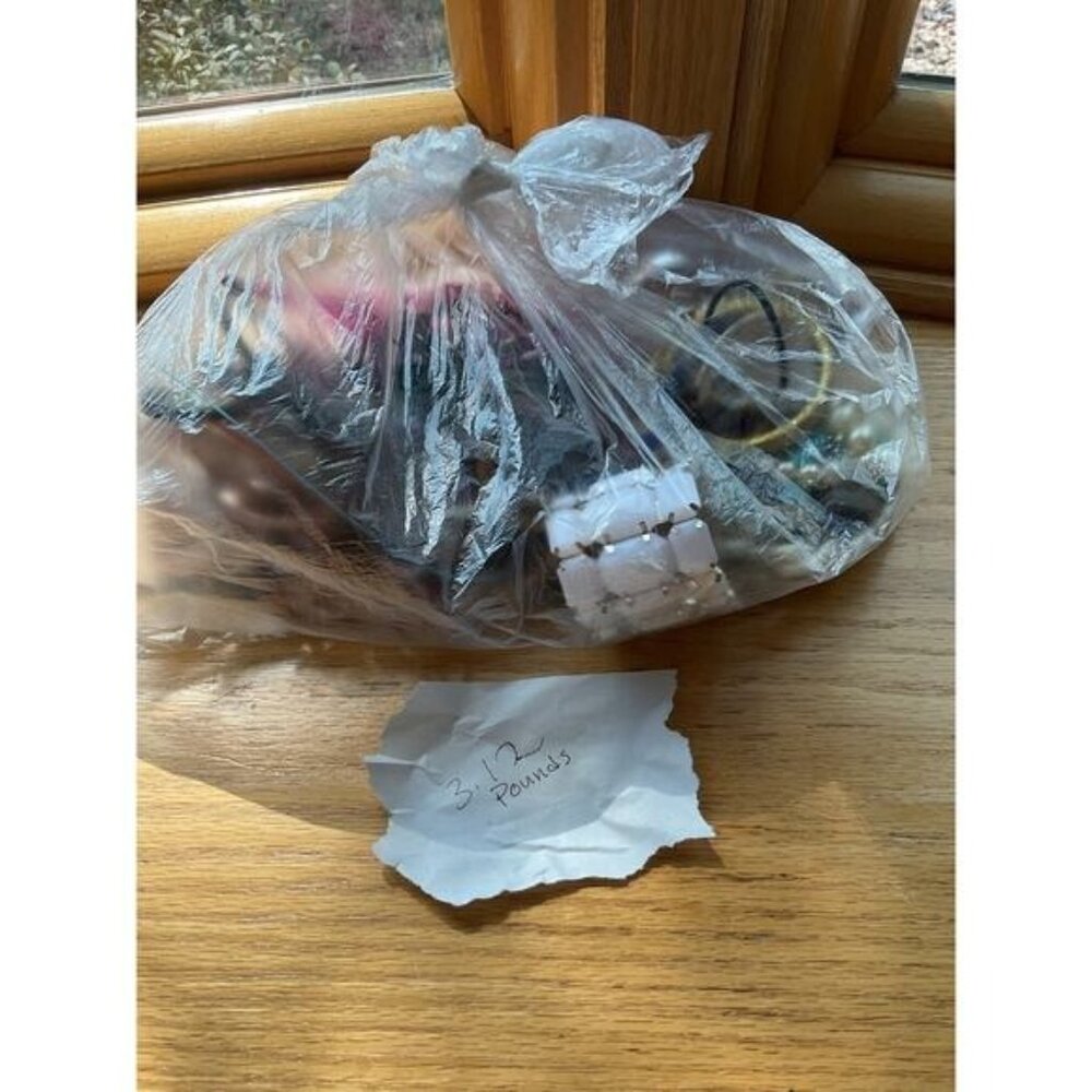 3.11 Pounds of Crafters Jewelry Beads and Whatnot